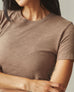 Women's Premium Slub Crew Tee - Pine Bark